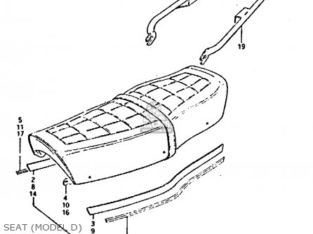 SEAT (MODEL D) - GP125U 1981 (X) SWEDEN GREECE (E17 E41)