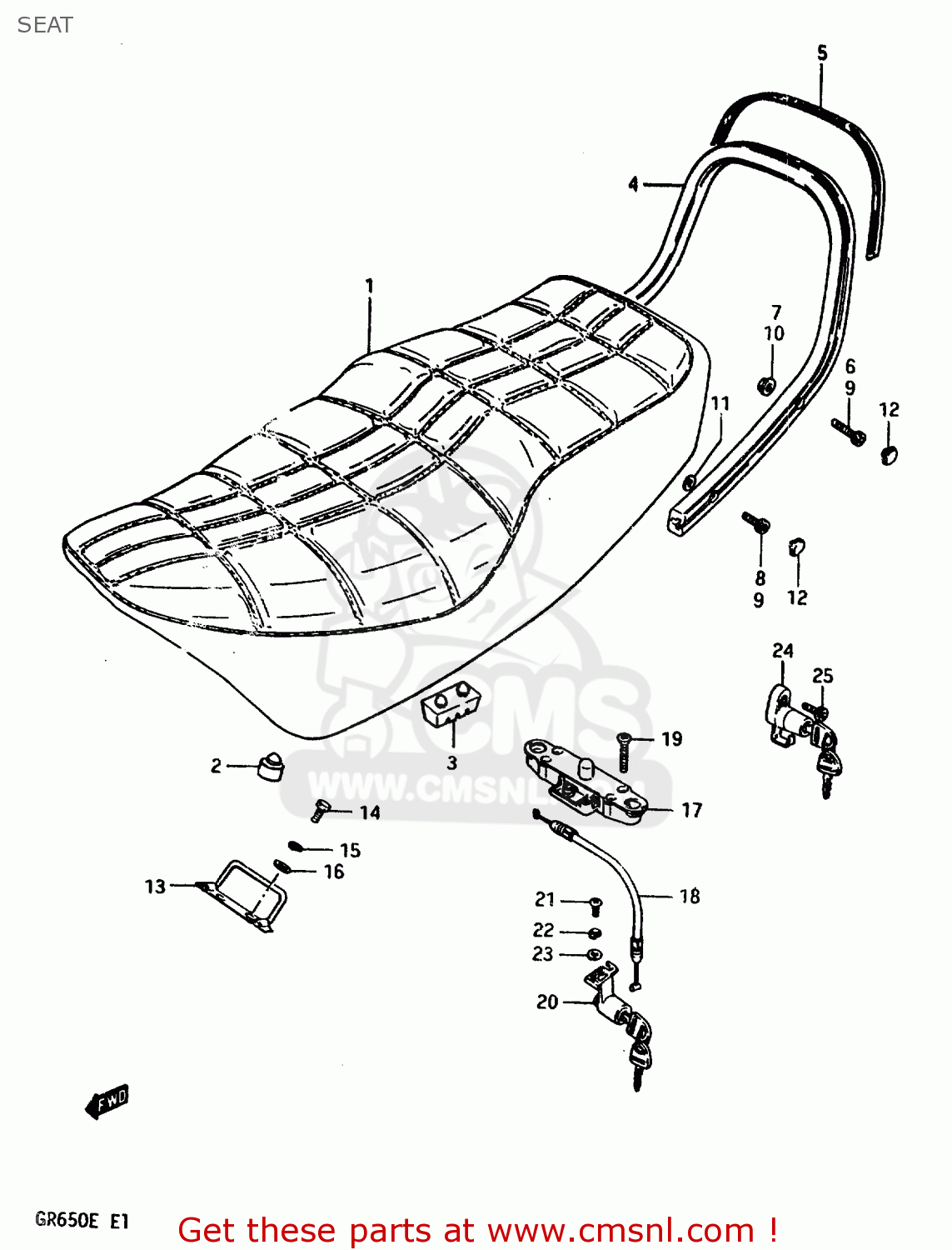 SEAT GR650 1983 (D) (E01 E02 E04 06 15 16 17 18 21 22 24 25 26 34 39)