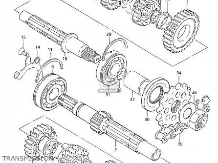 TRANSMISSION - GR650 1984 (E) (E01 E04 E15 E16 E17 E21 E22 E24 E26 E34 E39)