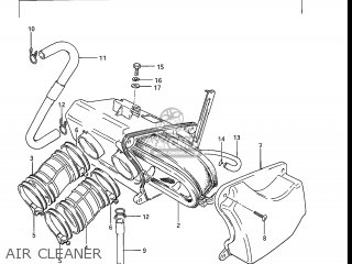 Suzuki GR650 TEMPTER 1983 (D) USA (E03) parts lists and schematics