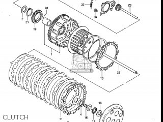 CLUTCH - GR650 TEMPTER 1983 (D) USA (E03)