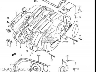 CRANKCASE COVER - GR650 TEMPTER 1983 (D) USA (E03)