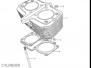 CYLINDER - GR650 TEMPTER 1983 (D) USA (E03)
