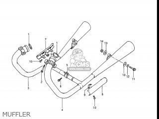 MUFFLER - GR650 TEMPTER 1983 (D) USA (E03)