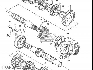 TRANSMISSION - GR650 TEMPTER 1983 (D) USA (E03)