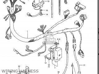 WIRING HARNESS - GR650 TEMPTER 1983 (D) USA (E03)