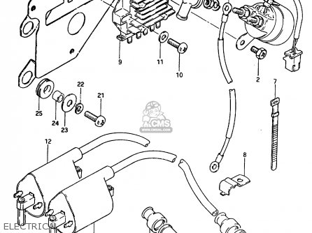 ELECTRICAL - GR650X 1983 (D) (E01 E02 E06 E22 E24 E39)