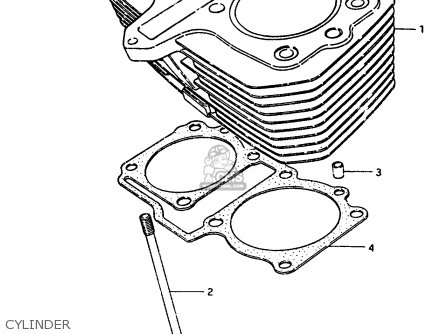 CYLINDER - GR650X 1983 (D) (E01 E02 E06 E22 E24 E39)