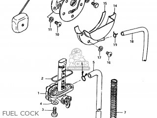 FUEL COCK - GR650X 1983 (D) (E01 E02 E06 E22 E24 E39)