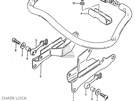 CHAIN LOCK - GR650X 1983 (D) (E01 E02 E06 E22 E24 E39)