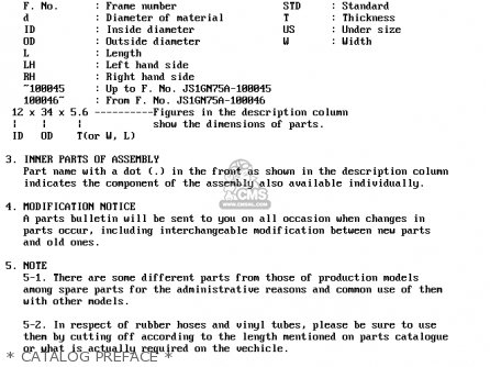 * CATALOG PREFACE * - GR650X 1983 (D) (E01 E02 E06 E22 E24 E39)