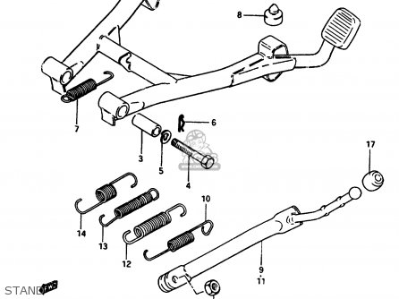 STAND - GR650X 1984 (E) GENERAL EXPORT GERMANY AUSTRALIA (E01 E22 E24)