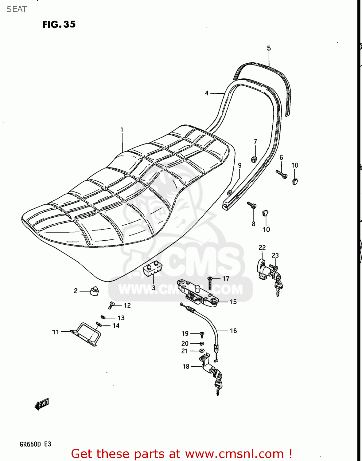 SEAT GR650X TEMPTER 1983 (D) USA (E03)
