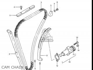 CAM CHAIN - GR650X TEMPTER 1983 (D) USA (E03)