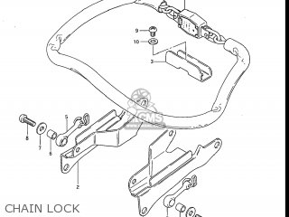 CHAIN LOCK - GR650X TEMPTER 1983 (D) USA (E03)