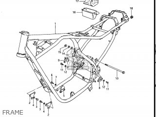 FRAME - GR650X TEMPTER 1983 (D) USA (E03)