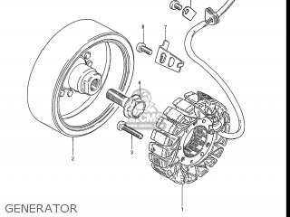 GENERATOR - GR650X TEMPTER 1983 (D) USA (E03)