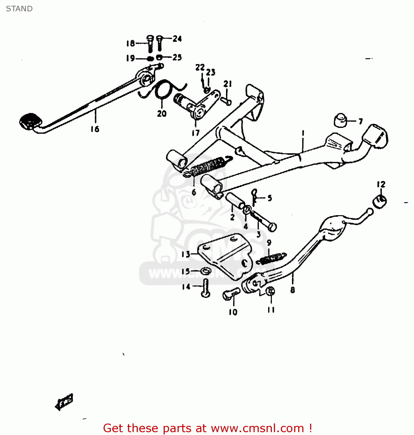 STAND GS1000 1978 (C) GENERAL EXPORT (E01)