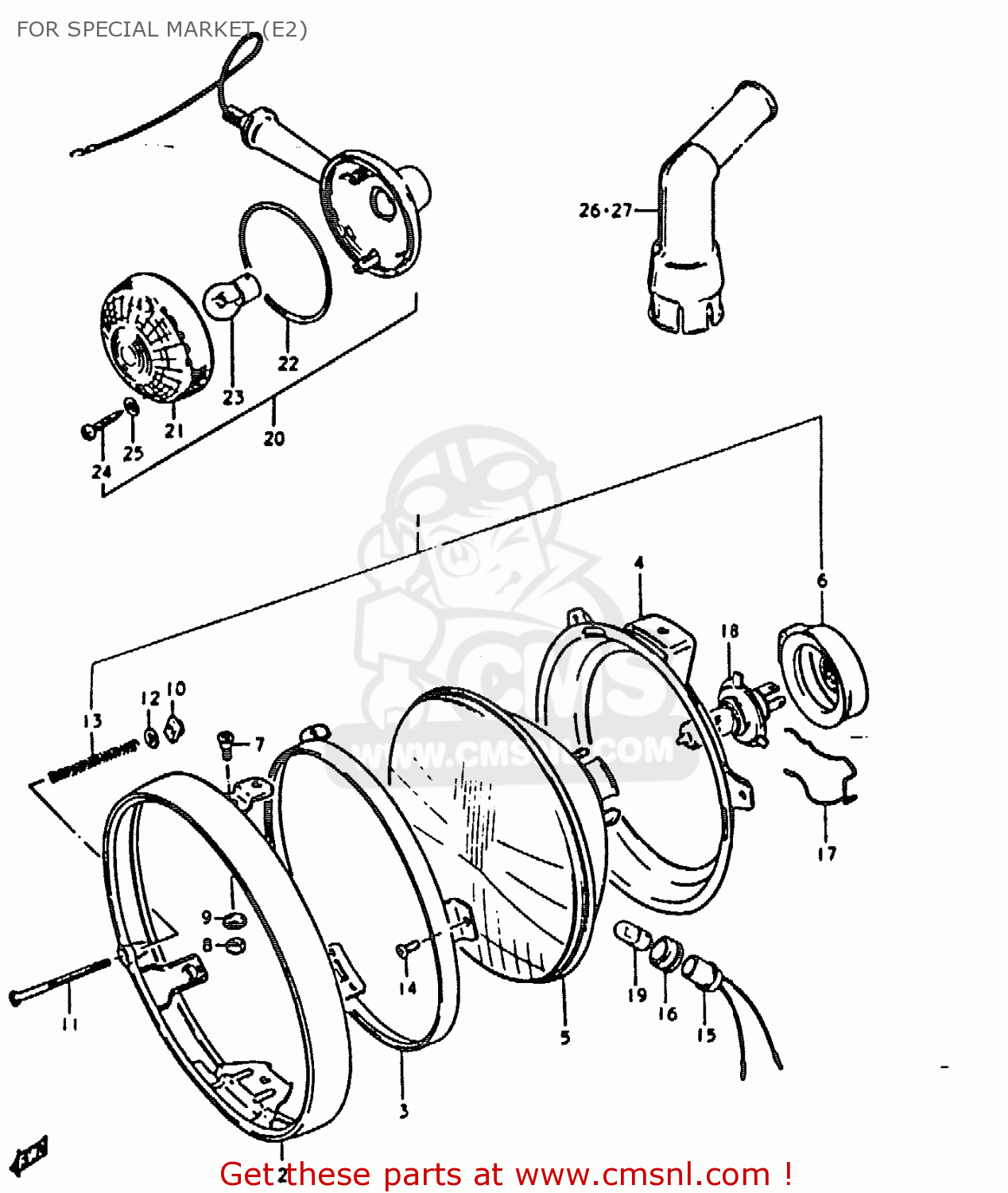 FOR SPECIAL MARKET (E2) GS1000 1978 (C) GENERAL EXPORT (E01)