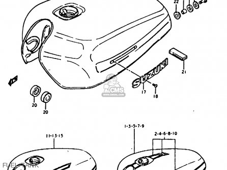 FUEL TANK - GS1000 1978 (C) GENERAL EXPORT (E01)