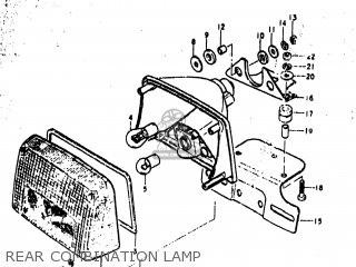 REAR COMBINATION LAMP - GS1000 1978 (C) USA (E03)