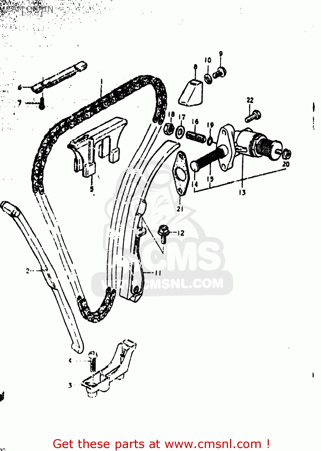 CAM CHAIN GS1000 1979 (N) USA (E03)