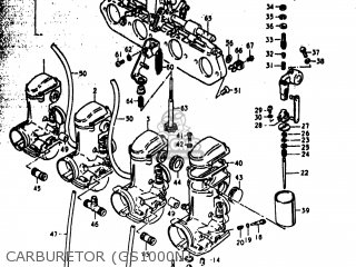 CARBURETOR (GS1000N - GS1000 1979 (N) USA (E03)
