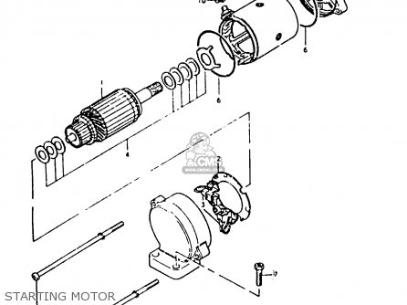 Suzuki GS1000 1979 (S) GENERAL EXPORT (E01) parts lists and schematics