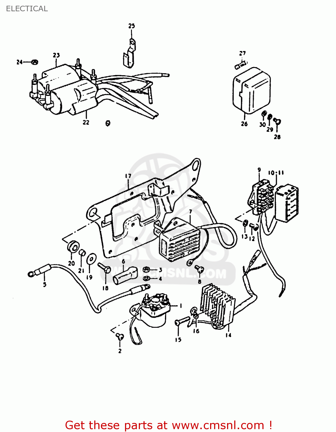 ELECTICAL GS1000 1979 (S) GENERAL EXPORT (E01)