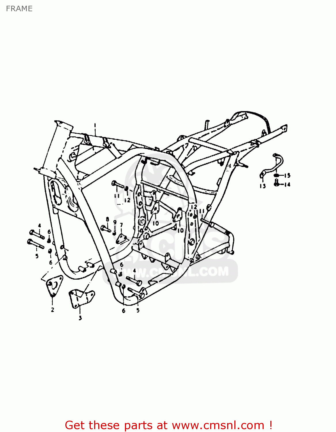FRAME GS1000 1979 (S) GENERAL EXPORT (E01)