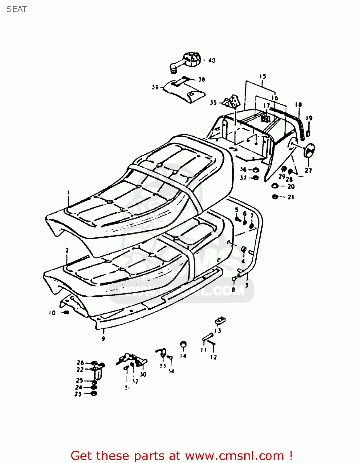 SEAT GS1000 1979 (S) GENERAL EXPORT (E01)