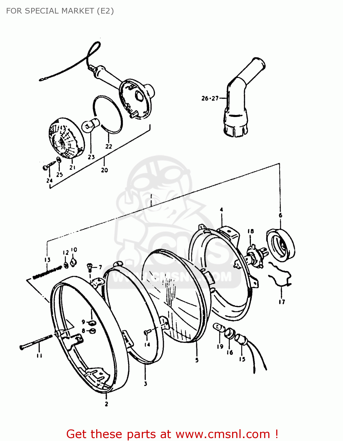 FOR SPECIAL MARKET (E2) GS1000 1979 (S) GENERAL EXPORT (E01)