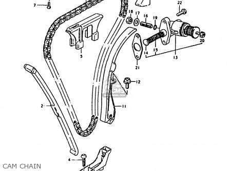 CAM CHAIN - GS1000 1979 (S) GENERAL EXPORT (E01)