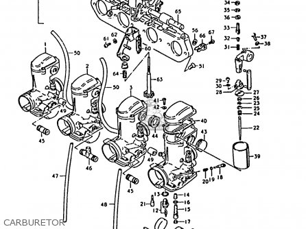 CARBURETOR - GS1000 1979 (S) GENERAL EXPORT (E01)