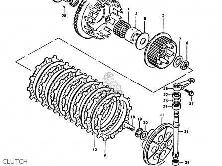 CLUTCH - GS1000 1979 (S) GENERAL EXPORT (E01)