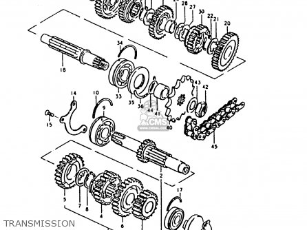 TRANSMISSION - GS1000 1979 (S) GENERAL EXPORT (E01)