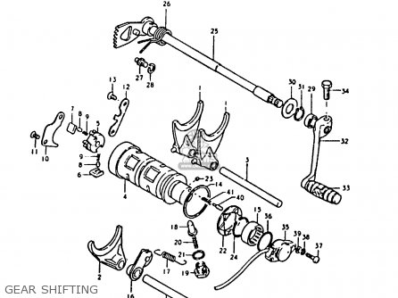 GEAR SHIFTING - GS1000 1979 (S) GENERAL EXPORT (E01)