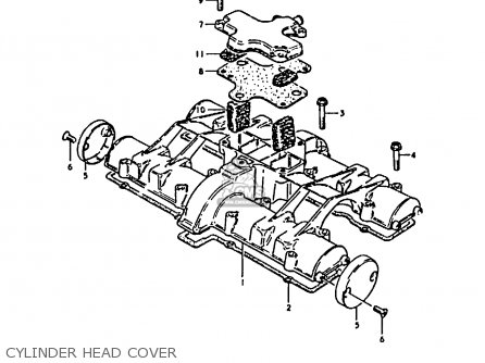 CYLINDER HEAD COVER - GS1000 1979 (S) GENERAL EXPORT (E01)