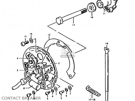 CONTACT BREAKER - GS1000 1979 (S) GENERAL EXPORT (E01)