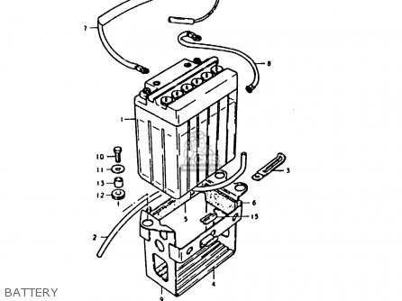 BATTERY - GS1000 1979 (S) GENERAL EXPORT (E01)