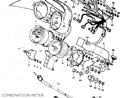 COMBINATION METER - GS1000 1979 (S) GENERAL EXPORT (E01)