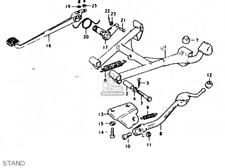 STAND - GS1000 1979 (S) GENERAL EXPORT (E01)