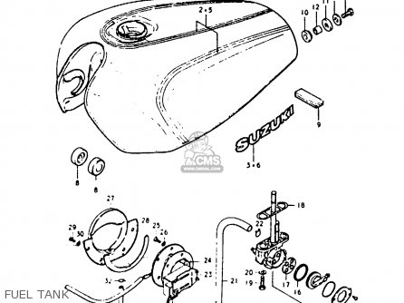 FUEL TANK - GS1000 1979 (S) GENERAL EXPORT (E01)