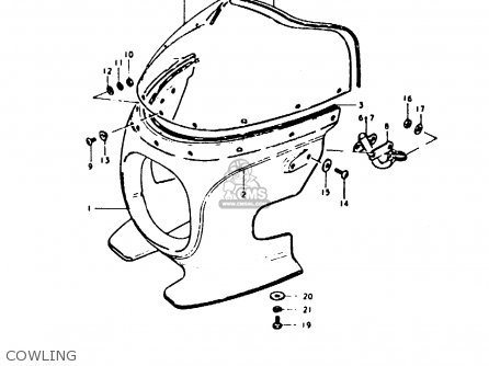 COWLING - GS1000 1979 (S) GENERAL EXPORT (E01)