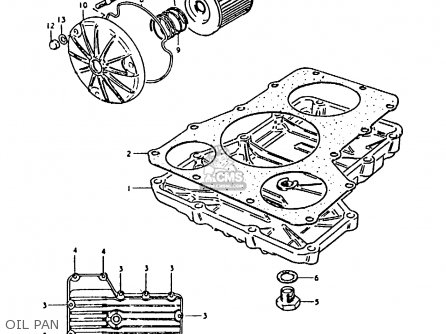 OIL PAN - GS1000 1979 (S) GENERAL EXPORT (E01)