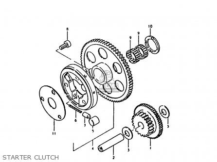 STARTER CLUTCH - GS1000 1979 (S) GENERAL EXPORT (E01)