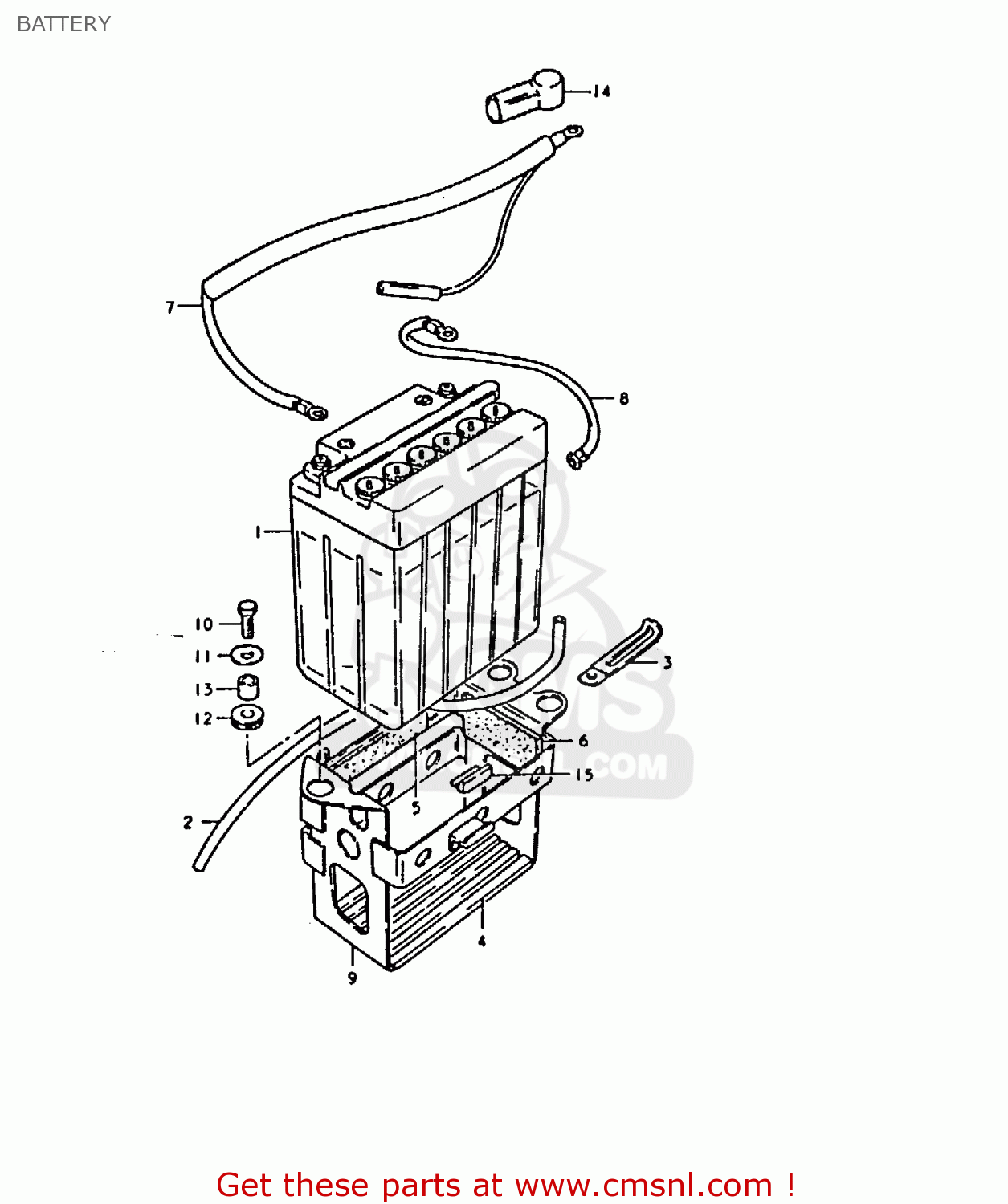 BATTERY GS1000 1980 (T) (E01 E02 E22 E24)