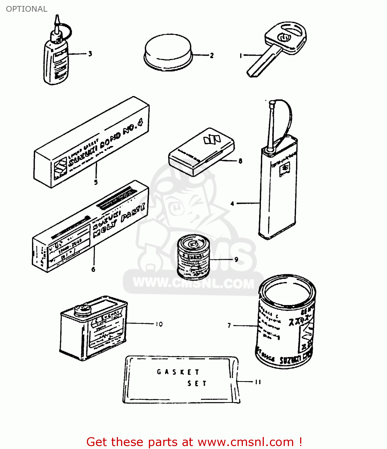 OPTIONAL GS1000 1980 (T) (E01 E02 E22 E24)