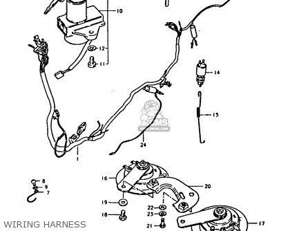 WIRING HARNESS - GS1000 1980 (T) (E01 E02 E22 E24)