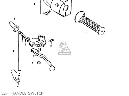 LEFT HANDLE SWITCH - GS1000 1980 (T) (E01 E02 E22 E24)